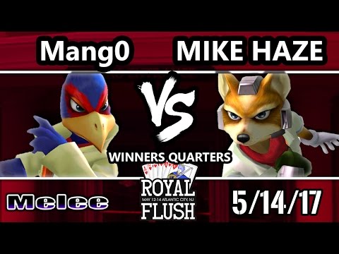 Royal Flush SSBM - C9 | Mango (Falco) vs. OBEY | MikeHaze (Fox) - Smash Melee WQ