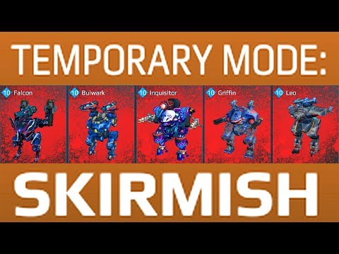 War Robots Falcon Bulwark Inquisitor Griffin Leo Skirmish Mode Gameplay