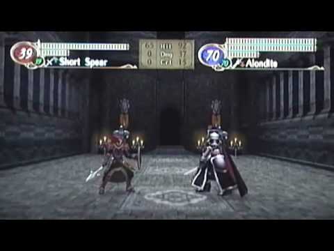 Fire Emblem Wii Radiant Dawn Black Knight owns top half of Part I End Game