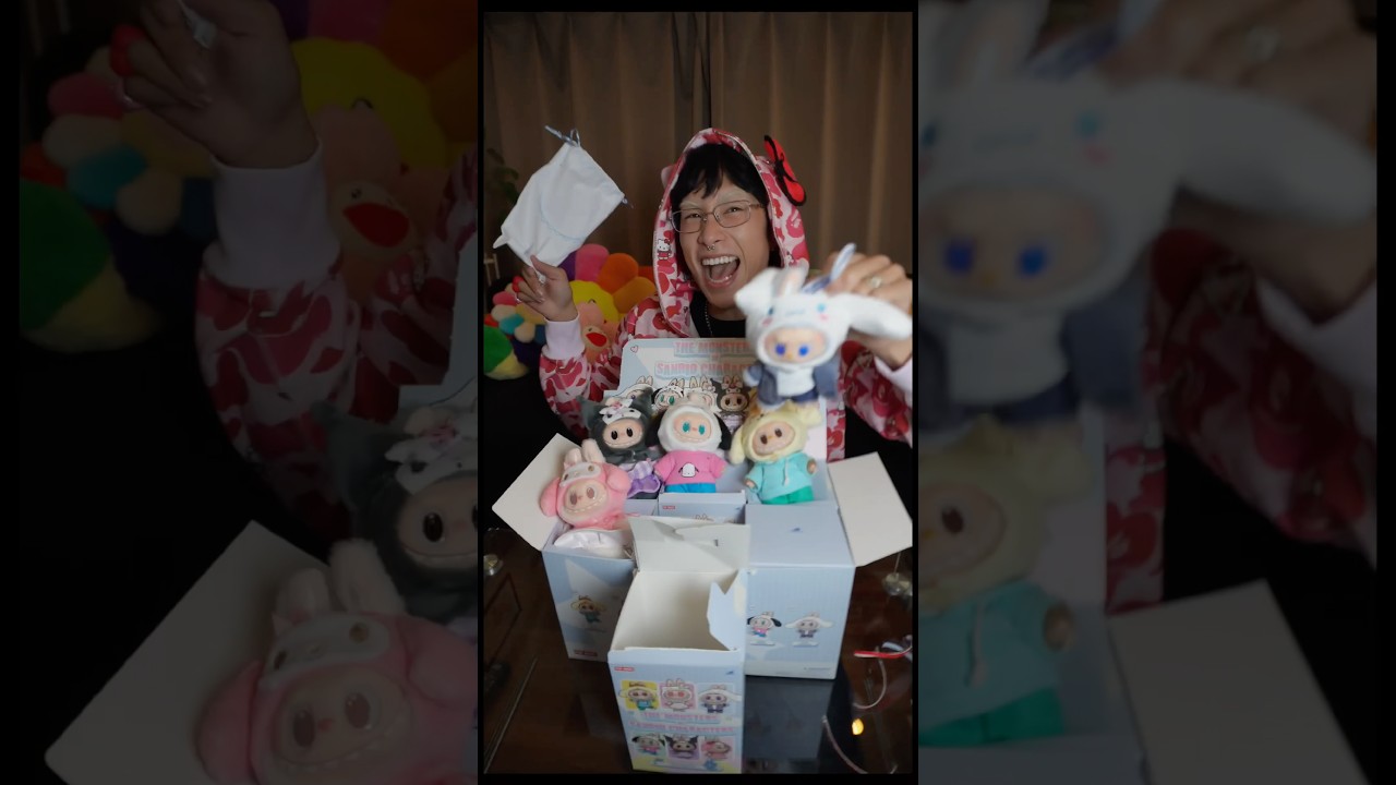 神コラボ💫ラブブがサンリオとコラボ？？可愛すぎる。。