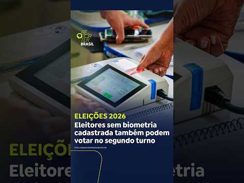 Eleições 2026: eleitores sem biometria cadastrada também podem votar no segundo turno