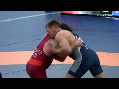 2018 Marine Corps US Open/Senior Men's Greco-Roman 87 Finals - Ben Provisor (NYAC) Vs. Josef Rau (