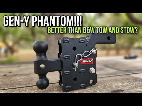 The GEN-Y Phantom Hitch! Better than the B&W Tow and Stow? GM MultiPro Tailgate Compatible!