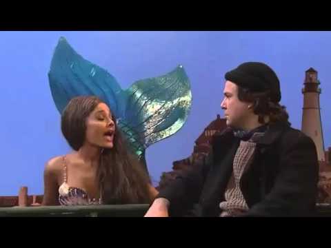 Ariana Grande at SNL as Mermaid