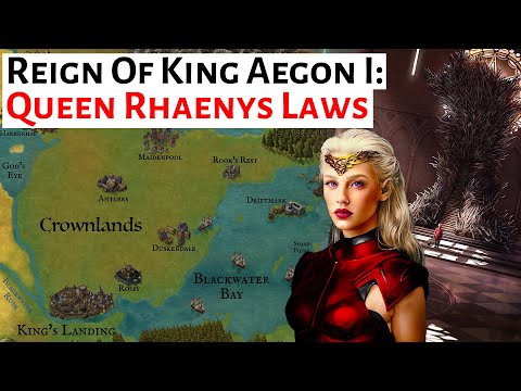 Queen Rhaenys Laws | Reign Of King Aegon Targaryen | House Of The Dragon History & Lore Explained
