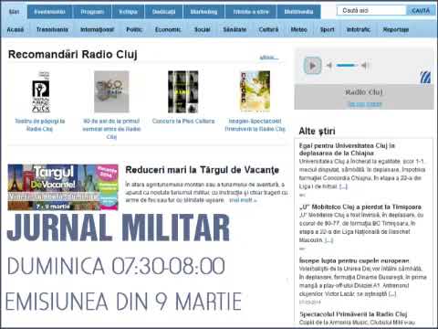 Emisiunea radio "Jurnal militar" din 9 martie 2014
