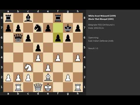 Ernst Weinzettl - Thal Abergel | East Indian Defense | 2002