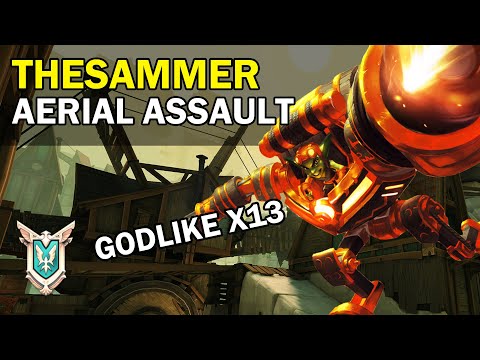 TheSammer Ruckus Paladins Competitive (Master) AERIAL ASSAULT - Godlike X13