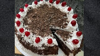BlackForest Cake recipe in Philips OTG 25 litre | How to make black forest cake|