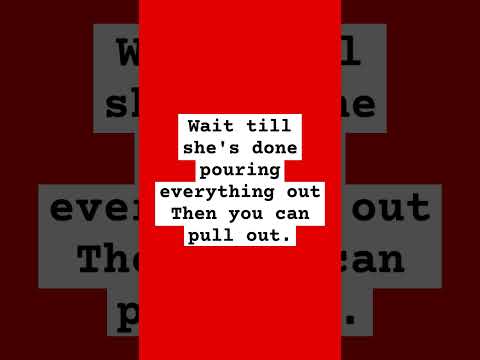 men never pull out  of the pu$$¥ is annoying ##don't pullout#neverpullout