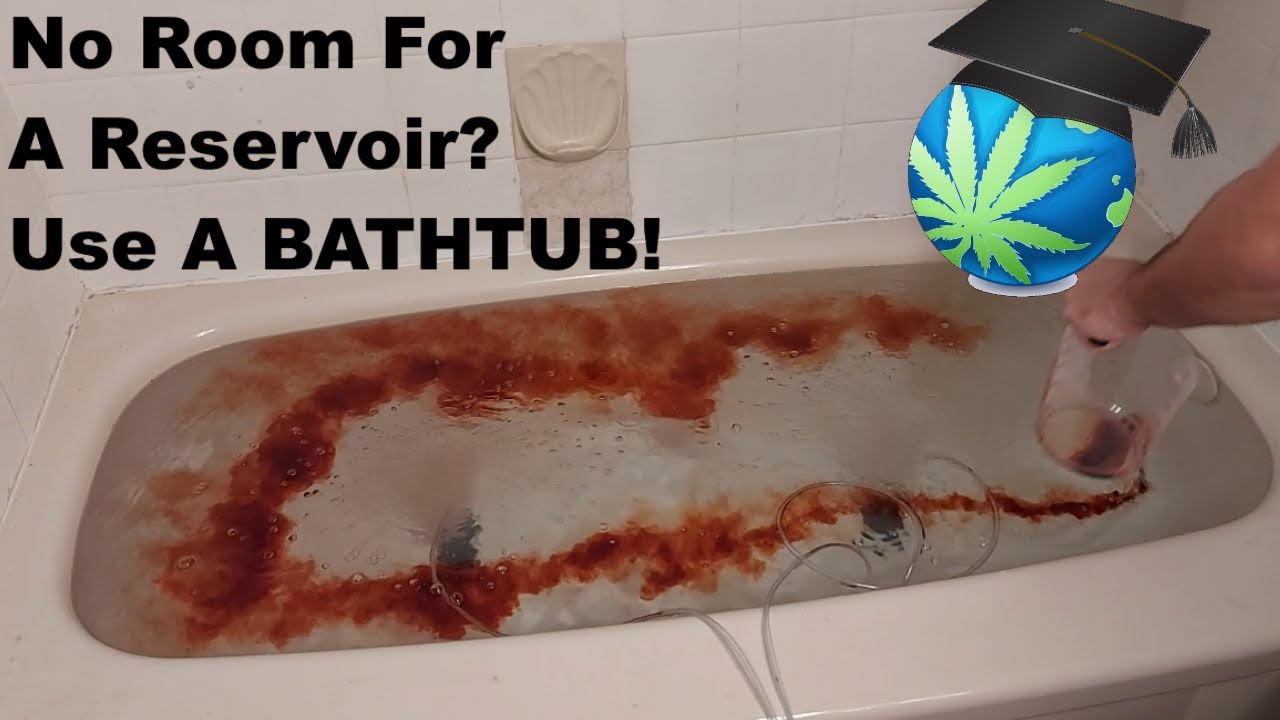 How To Water Plants Easy In TIGHT Spaces + Creative BATHTUB Reservoir