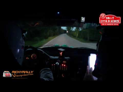 CAMERA CAR LONGHIN   BUSATTO 13° RALLY CITTA' DI SCORZE' 2016 P S 1 FASSINARO