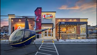 Flying my Helicopter to Raising Canes!!