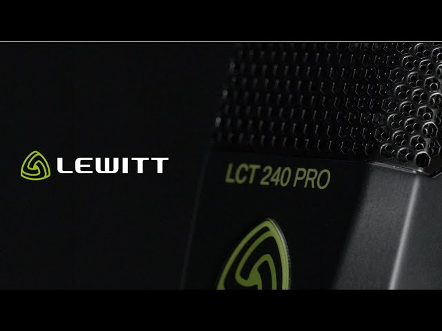 Video teaser for LEWITT LCT 240 PRO - For professional recordings
