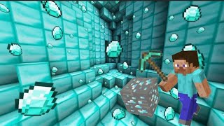 I play Minecraft new survival series and found diamond