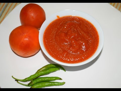 Tomato Sauce | How to make Tomato Ketchup at Home | Home made tomato Sauce Recipe Video