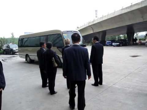 Chegada ao aeroporto de Jinan