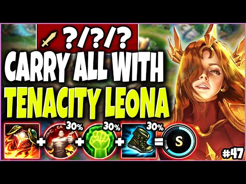 Carry all with the FULL TENACITY LEONA MONSTER 🔥 Road to Master #47 LoL Support Leona s10 Gameplay
