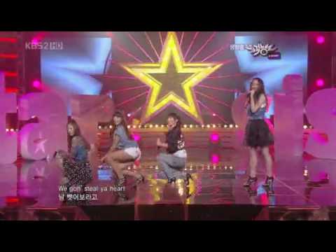 [100604]KBS Music Bank Sistar - Push Push + Here We Come{live} [HD]