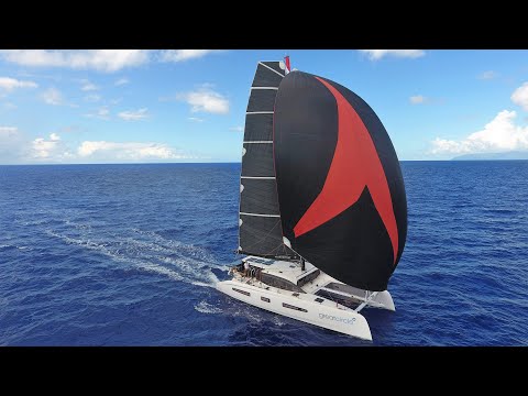 Light wind crossing to Tahiti - Sailing Greatcircle (ep.266)