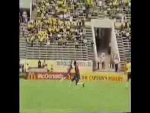 Eliminatorias 2002 gol de William Sunsing vrs Jamaica