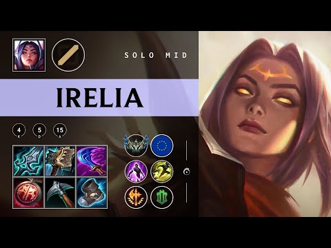 Irelia Mid vs Lissandra - EUW Challenger Patch 25.22