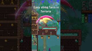 Terraria simple slime farm