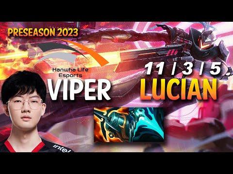 HLE Viper LUCIAN ADC vs CHO'GATH - KR Ranked