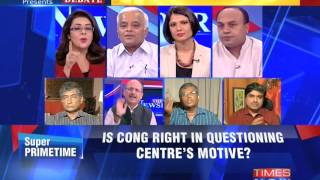 The Newshour Debate: Row over live telecast of RSS chief’s address by DD – Part 1 (3rd Oct 2014)