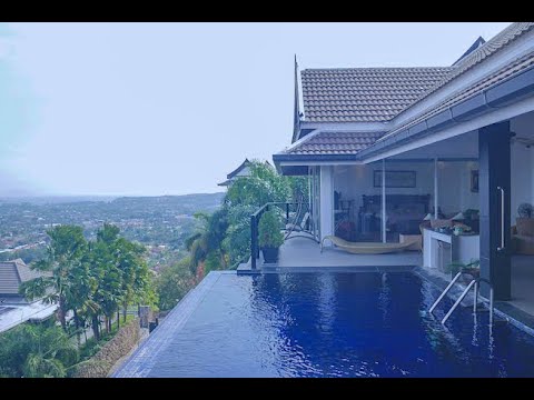 Baan Sawan | Amazing Panoramic Sea Views from this Four Bedroom Pool Villa for Sale in Rawai