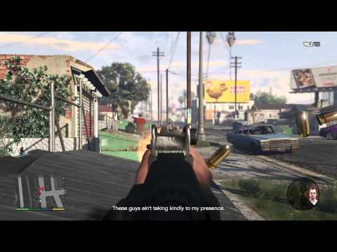GTA V - First Person Mode Walkthrough Part 22 "Hood Safari"