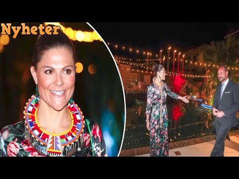 Nya festbilderna på Victoria: Här roar sig kronprinsessan och prins Haakon utomlands