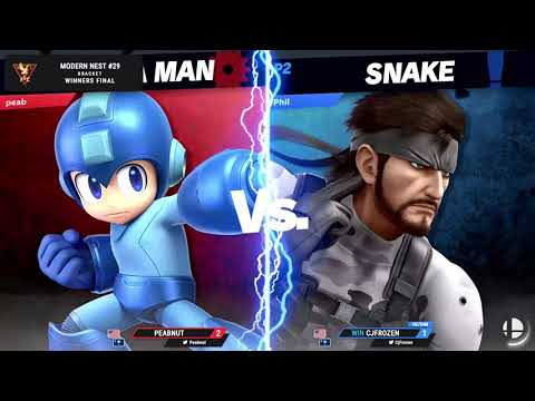 Peabnut (MegaMan) vs WIN CJFrozen (Snake) - Winners Finals - Modern Nest #29