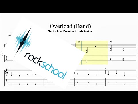 Overload (Band, Rock) Rockschool Premiere Grade Guitar