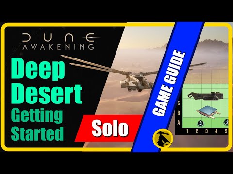 Dune: Awakening - Deep Desert, Getting Started - Solo Guide  #duneawakening #guide