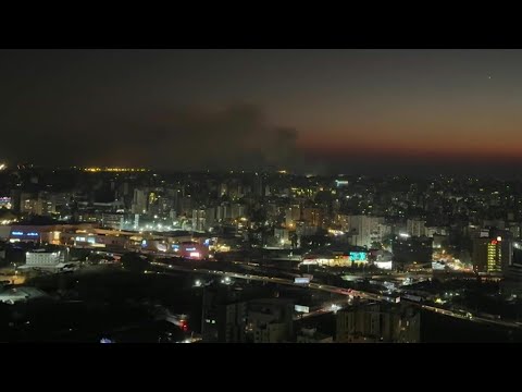 Smoke rises over Beirut suburbs after massive Israeli strike | AFP