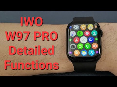 IWO W97 PRO Detailed Functions Review-Latest Cheapest Watch 7 Copy