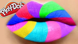 DIY PLAY DOH LIPSTICK!
