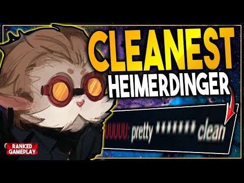 EVEN THE OTHER TEAM THINKS IM CLEAN? ELECTRO HEIMERDINGER MIDLANE SEASON 9! - League of Legends