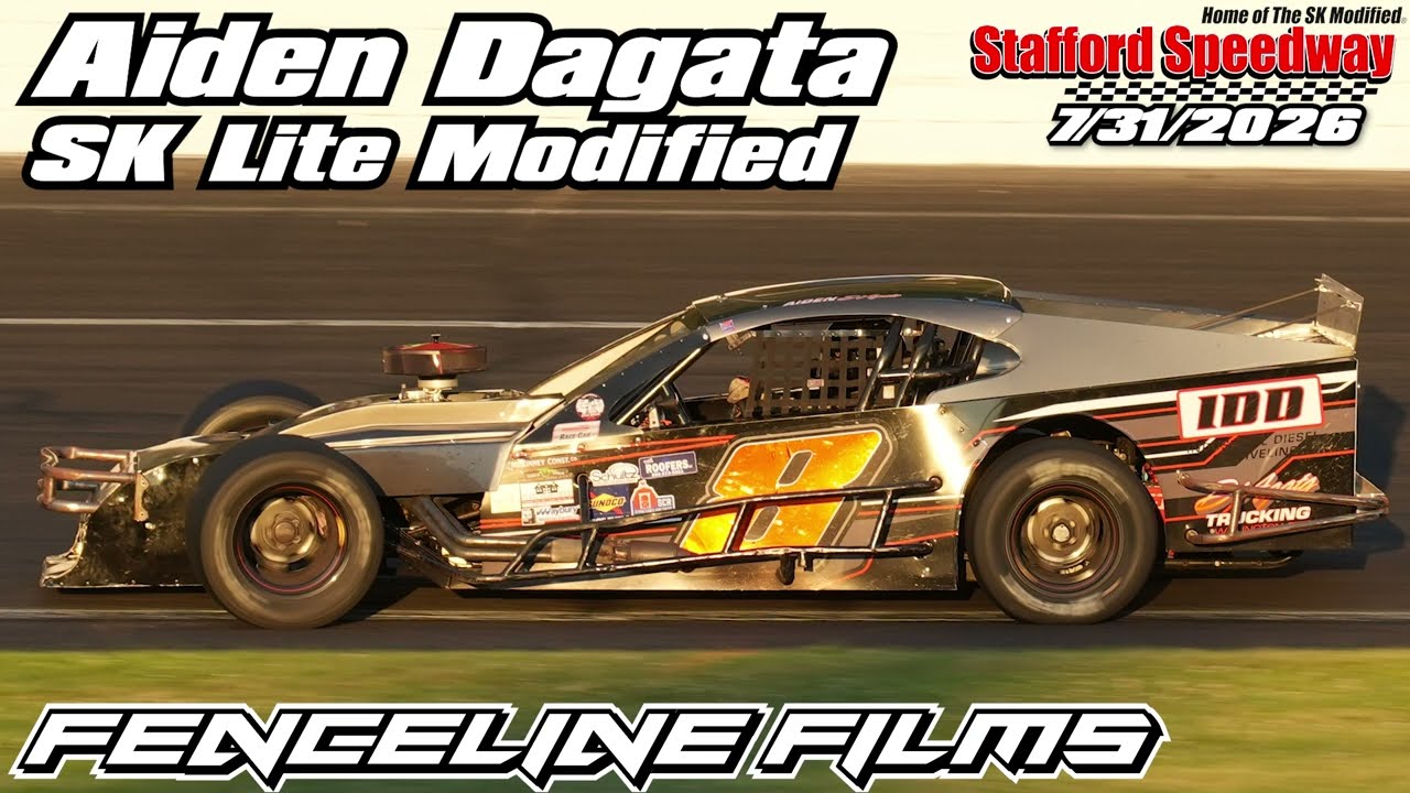 Aiden Dagata's SK Lite Run at Stafford Speedway