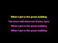 electric six - when i get to the green building (karaoke)