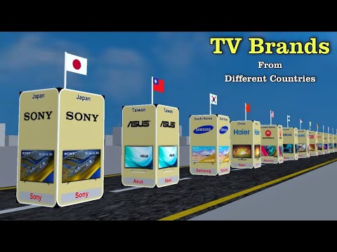 Lcd Television Brands by Country / Tv Brands From different countries #comparison #television