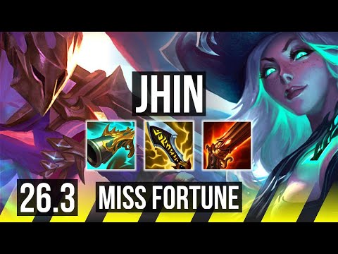 JHIN & Sona vs MISS FORTUNE & Rakan (ADC) | 43K damage | EUW Master | 26.3