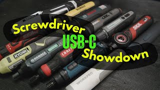 Putting Battery-Powered Cordless Screwdrivers to the USB-C Charging Test
