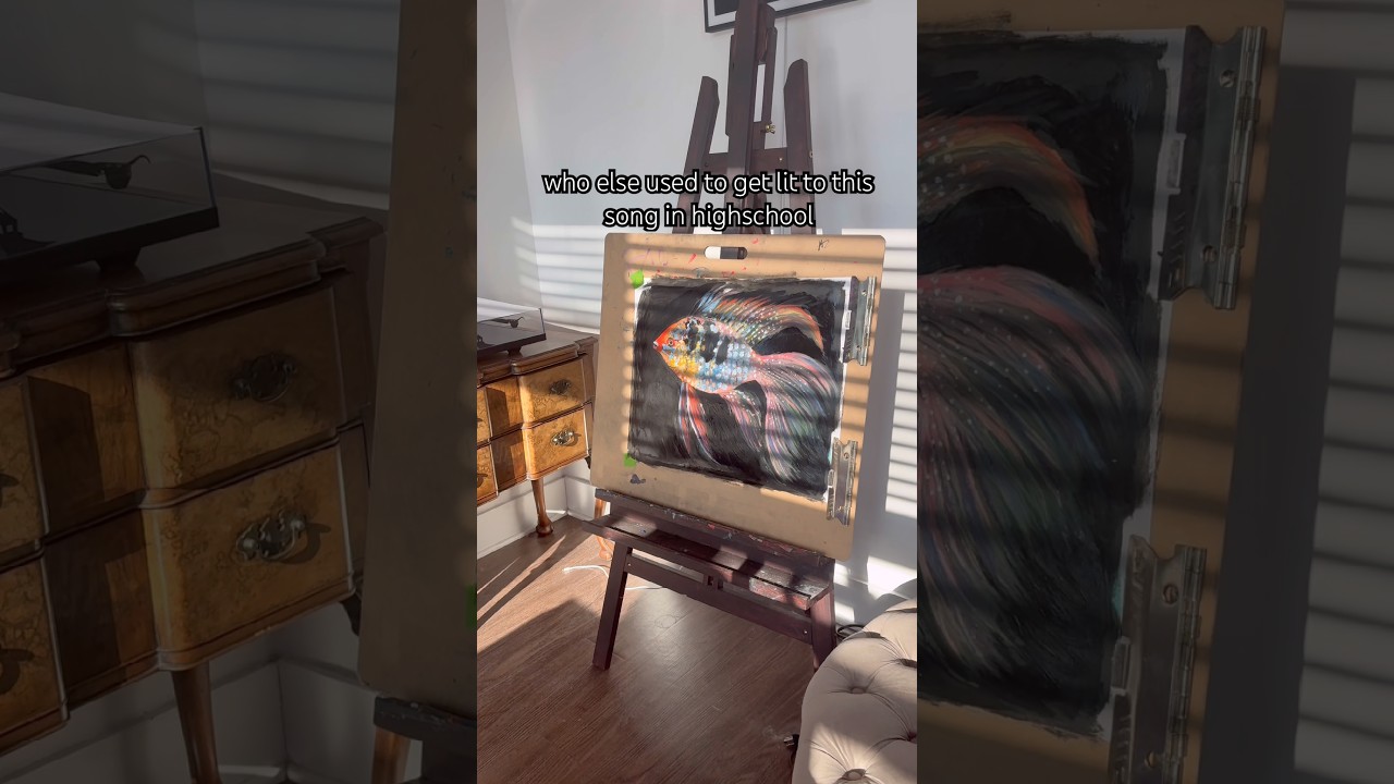 Watch till the end! #workingartist #drawing