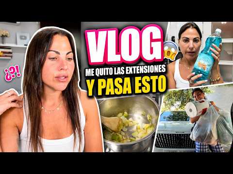 VLOG😫! Me quito LAS EXTENSIONES PARA SIEMPRE + Compras MERCADONA Y más! | Carla Wonderland 