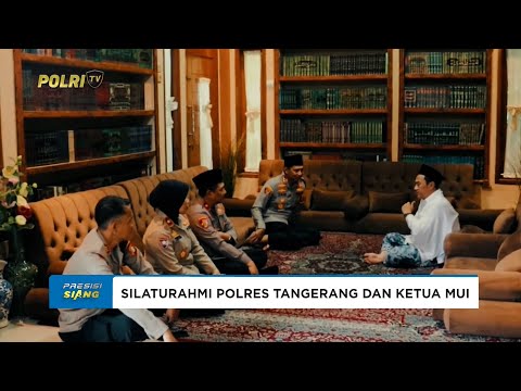 KAPOLRES TANGKOT SILATURAHMI KE KETUA MUI TANGERANG