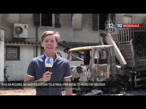 TV12 Sets Record-Breaking Audiences: In August, It Surpasses Telefriuli in Average Audiences | Se...