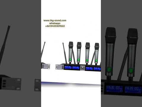 U-68 UHF 4 channels wireless microphone #microphone #wirelessmicrophone #soundsystem #audioequipment