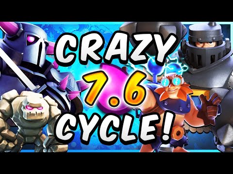 7.6 ELIXIR! MOST EXPENSIVE DECK in CLASH ROYALE!